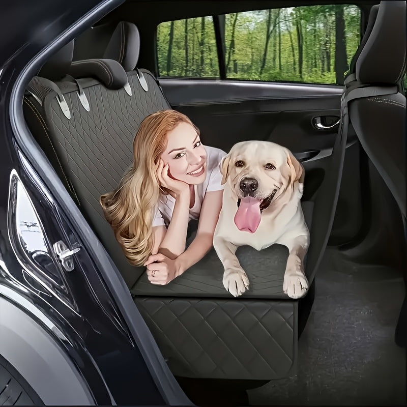 Water-Resistant Oxford Fabric Pet Mat for - Stain-Resistant Dog Mat Designed for a for Clean And Cozy Travel Experience