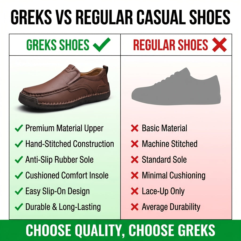 Men's Loafers & Flats - Cushioned Comfort Slip-On for Outdoor & Travel 677989