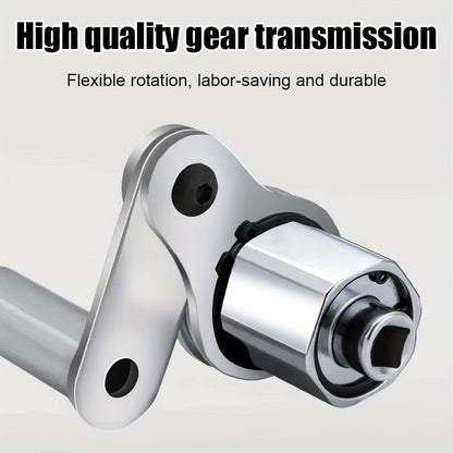 Torque Multiplier Wrench Set 1:16 400NM Lug Nut Remover – 1/2 Drive Labor-Saving Tire Changing Kit with 17mm 19mm 21mm Sockets, Lug Nut Removal Tool for Most Vehicles