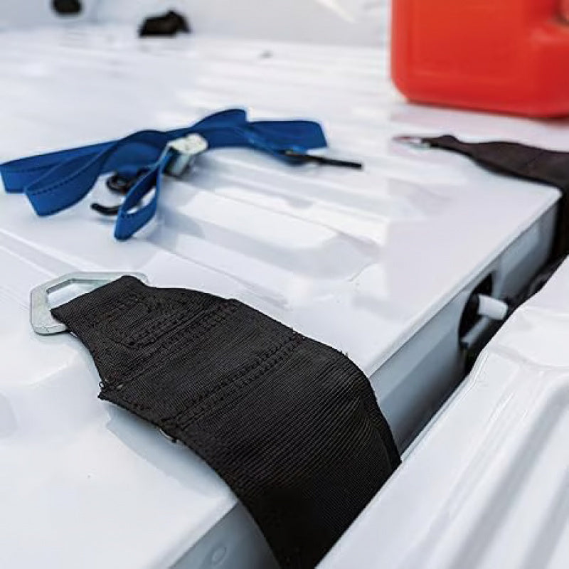 EZ Bed Tie-Downs (2pcs) - Heavy-Duty Truck Bed Anchors | Up to 100 Lbs Tensile Strength | Secure Cargo Straps, Ratchet Straps, Tie-Down Straps | Compatible with Pickup Trucks, Trailers, SUVs | Easy Installation | Truck Bed & Trailer Accessories | R