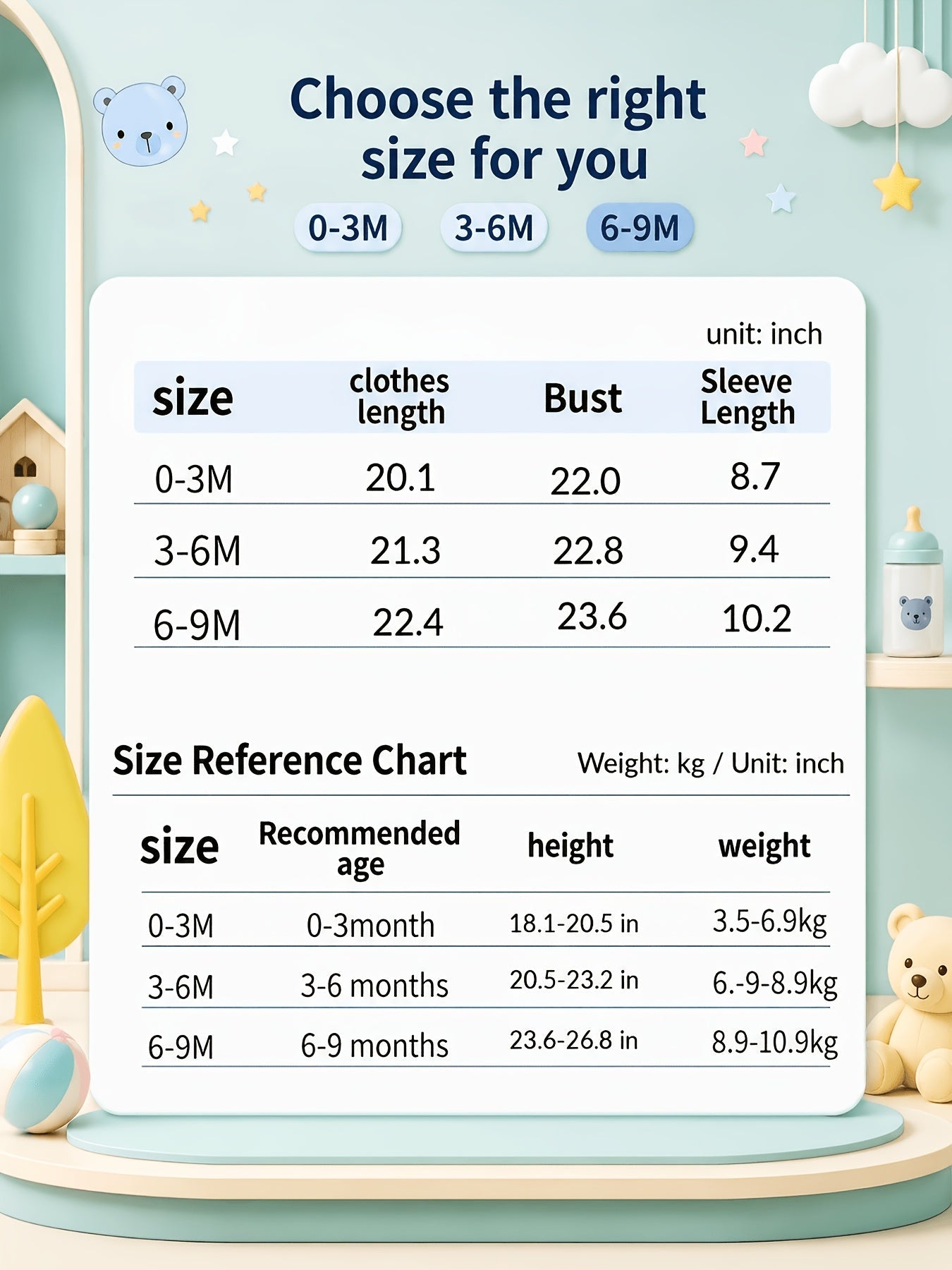 Baby Girls Outfit Set - 27-Piece Long Sleeve