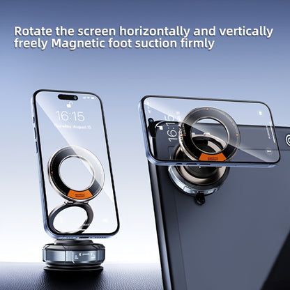Magnetic Car Phone Holder 22 N55 Magnets 2400gf Force & 78LB Suction – 360° Adjustable Aluminum Alloy Mount with Cooling Vent Design | Compatible with iPhone 16 Pro Max / 15 / 14 / 13 / 12 Plus