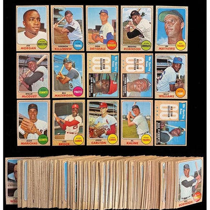 Vintage Baseball Card Mystery Slab 1968 Topps – 1 Random Authentic Card Encased | 598-Card Set Chase | Nolan Ryan RC Possible | Mickey Mantle, Hank Aaron & More | Collector Gift Box