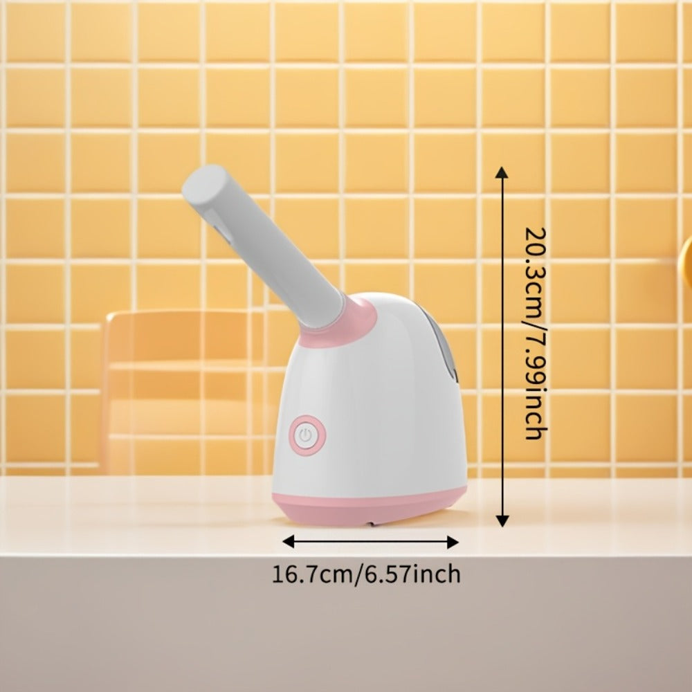 Facial Steamer Nano Ion Mist - Deep Pore Cleansing Home Spa Face Steamer with 360° Rotatable Arm, Blackhead Remover, Portable & Salon-Grade Skin Hydration Beauty Tool