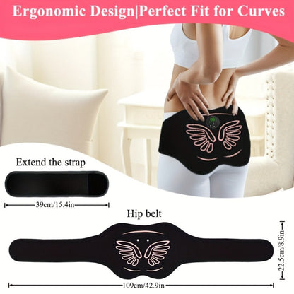 EMS Hip Trainer & Butt Muscle Stimulator with Remote Control, Rechargeable Electric Peach Butt Shaper for Women, Home Gym Glute Toning & Muscle Recovery Massager, Comfortable Wearable Fitness Device