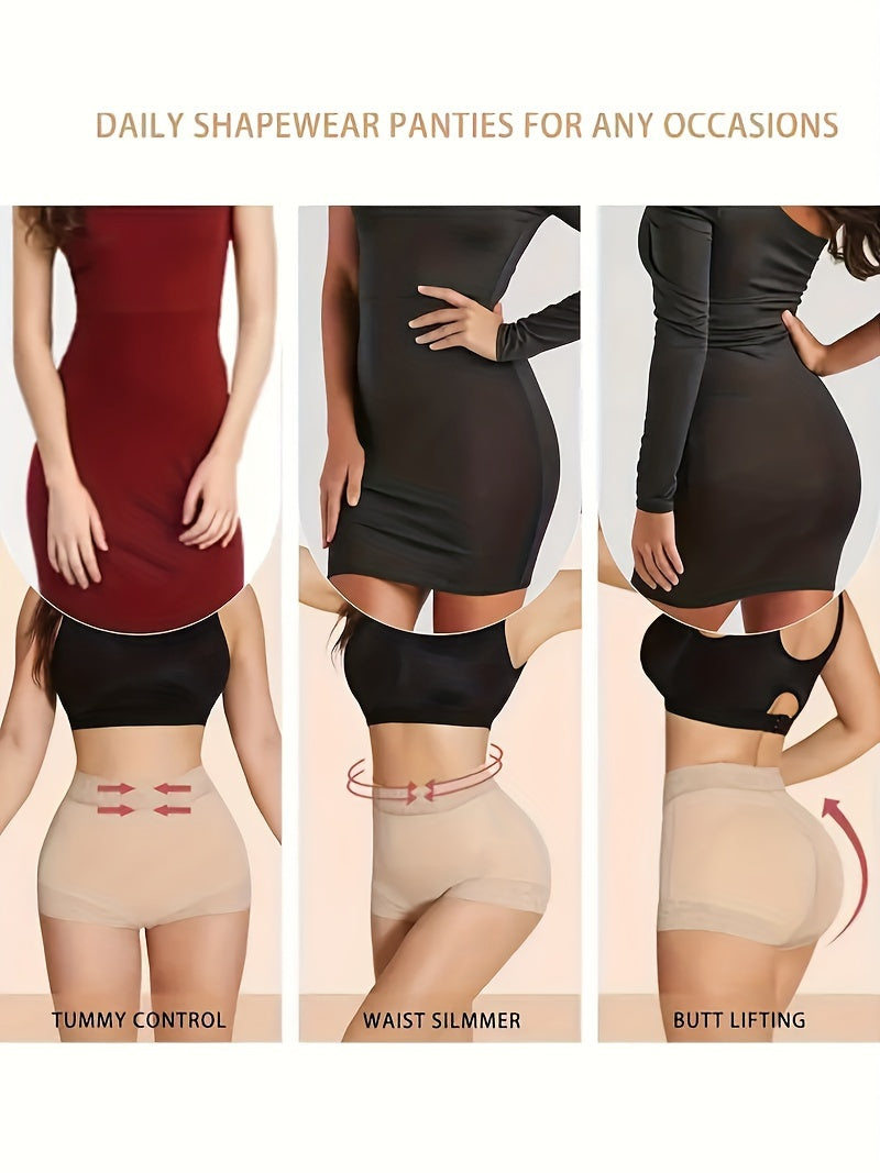 Women’s High-Waist Shapewear Briefs - Tummy Control Support - Style 1525