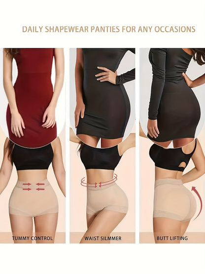 Women’s High-Waist Shapewear Briefs - Tummy Control Support - Style 1525