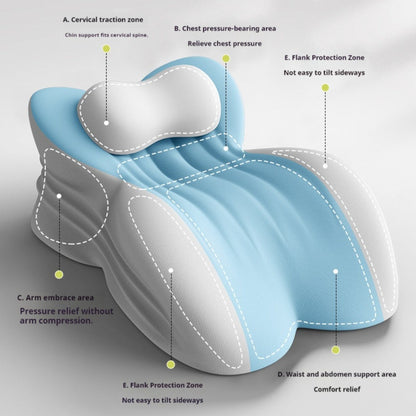 Wedge Pillow Memory Foam – Ergonomic Cervical & Lumbar Support for Stomach, Side & Back Sleepers | Breathable Removable Washable Cover, Multi-Use for Sleep, Office & Reading, Great Gift for Couples