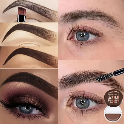 3D Microblading Brow Pen Waterproof Sweat-Proof Long-Lasting — Micro-Fork Tip Hair Stroke Effect Eyebrow Pencil with Brush Applicator Bold Precise Brow Definer 3 Shades All Skin Types