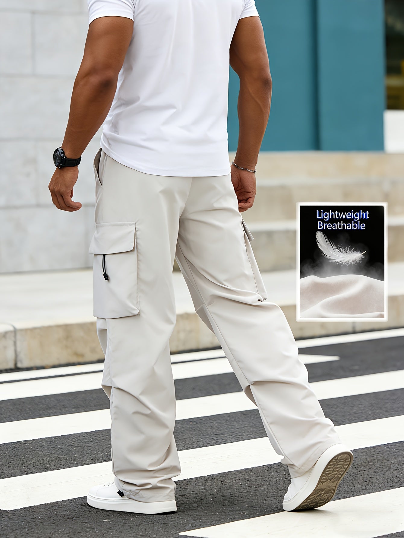 Men's Cargo Pants - Quick Dry With Pockets Travel Style 384741