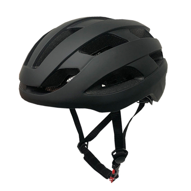 Bike Helmet Breathable with Night Warning Light – Unisex Road & Mountain Cycling Protective Cap | Adjustable Size L (21.26–24”) | Matte Black, Pearl White, Matte Pink