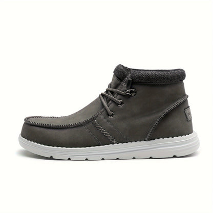 Men's Boots - Slip-On Ease & Warm Lining