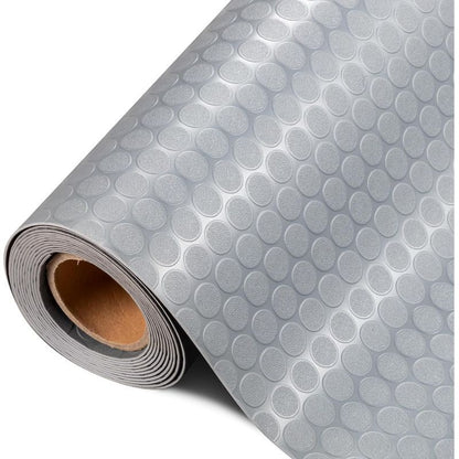 7*16 FTGarage Floor Mat Roll, Heavy Duty PVC Flooring for Under Car Parking, Waterproof RV & Trailer Runner, Stain Resistant Protector, Black