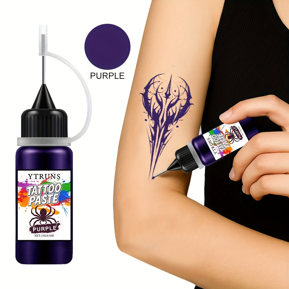 Liquid Body Paint Temporary Tattoo Ink — 7 Vibrant Colors, Fast-Drying Waterproof Formula, Plant-Based Squalane, Skin-Safe for Festivals, Parties, Halloween, Cosplay & Body Art