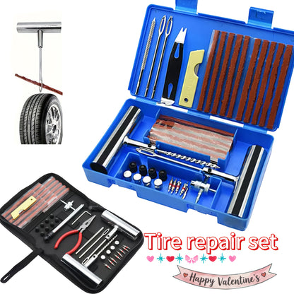 47/58/104/116pcs Tire Repair Tool Kit, Industrial Hand Tool Combination, Suitable for Cars, Motorcycles, Trucks, Tractors And Trailers, Durable Materials, No Battery Required, Automotive Maintenance Essentials. Valentine's Day Gift.