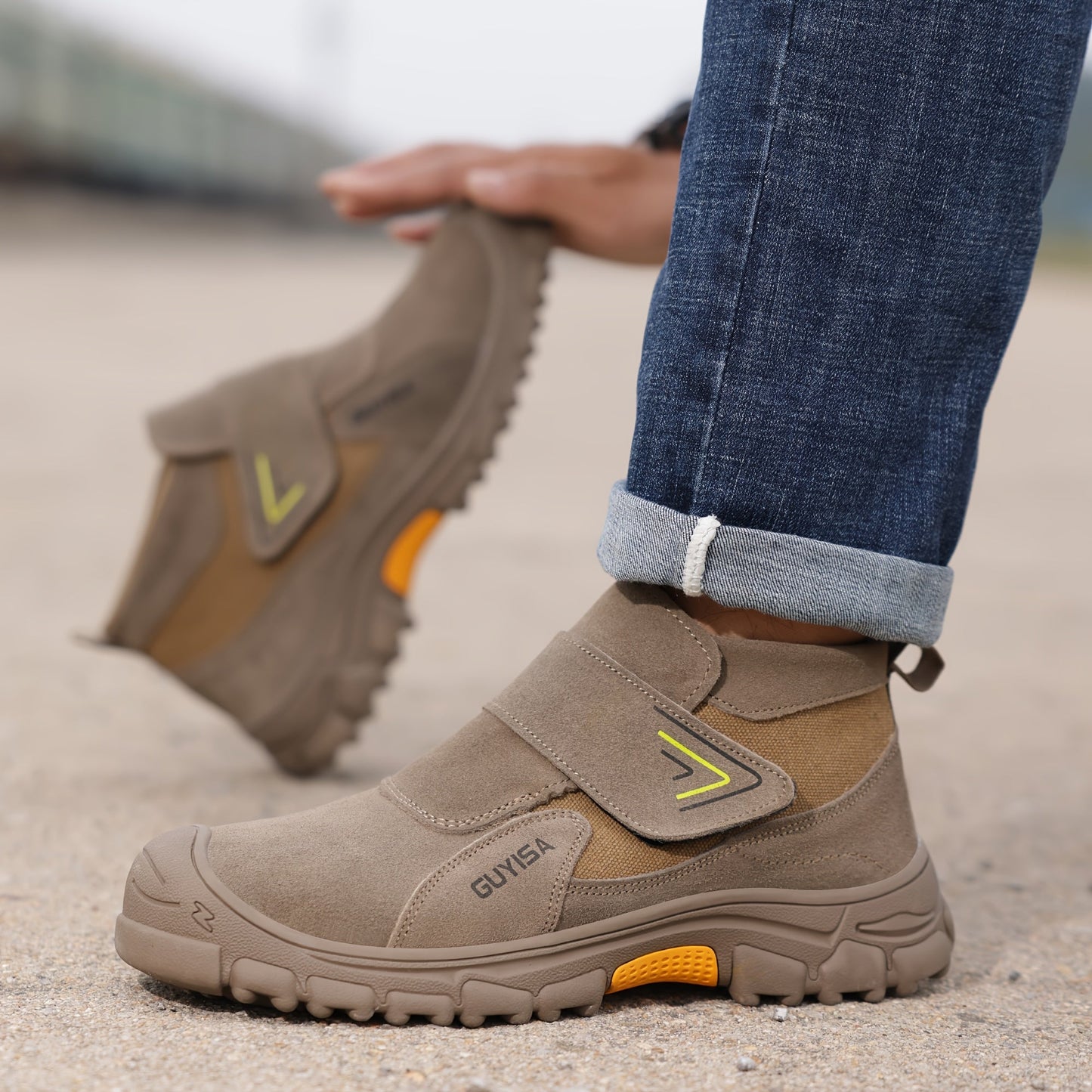 Men's Work & Safety Shoes - Steel Toe Protection