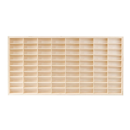 1:64 Scale Solid Wood Diecast Car Display Case, Model Car Storage Organizer detail image - detail view 7