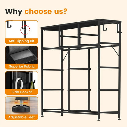 10-Drawer Fabric Dresser, Drawer Storage Cabinet for Bedroom detail image - detail view 6