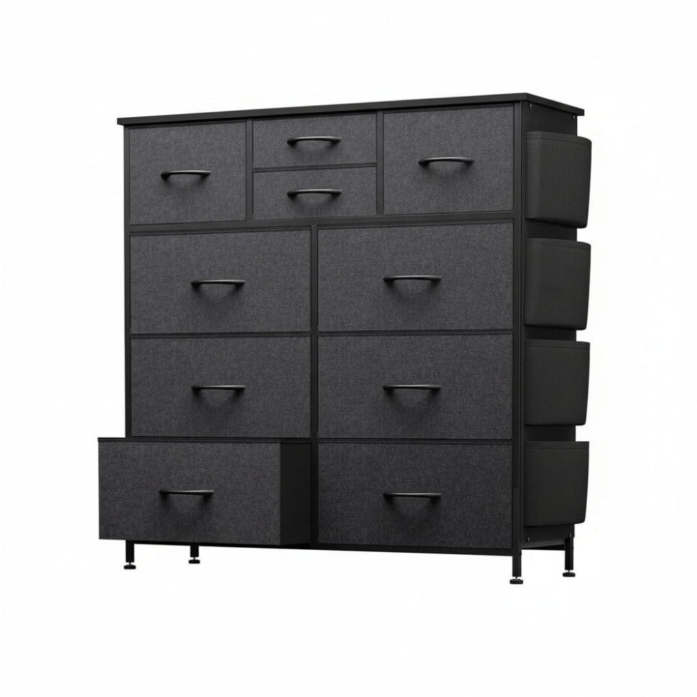 10-Drawer Fabric Dresser, Drawer Storage Cabinet for Bedroom detail image - detail view 7