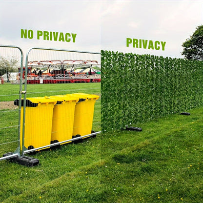 10-Foot Artificial Greenery with Added Privacy and Weather-Resistant Finish detail image - detail view 10