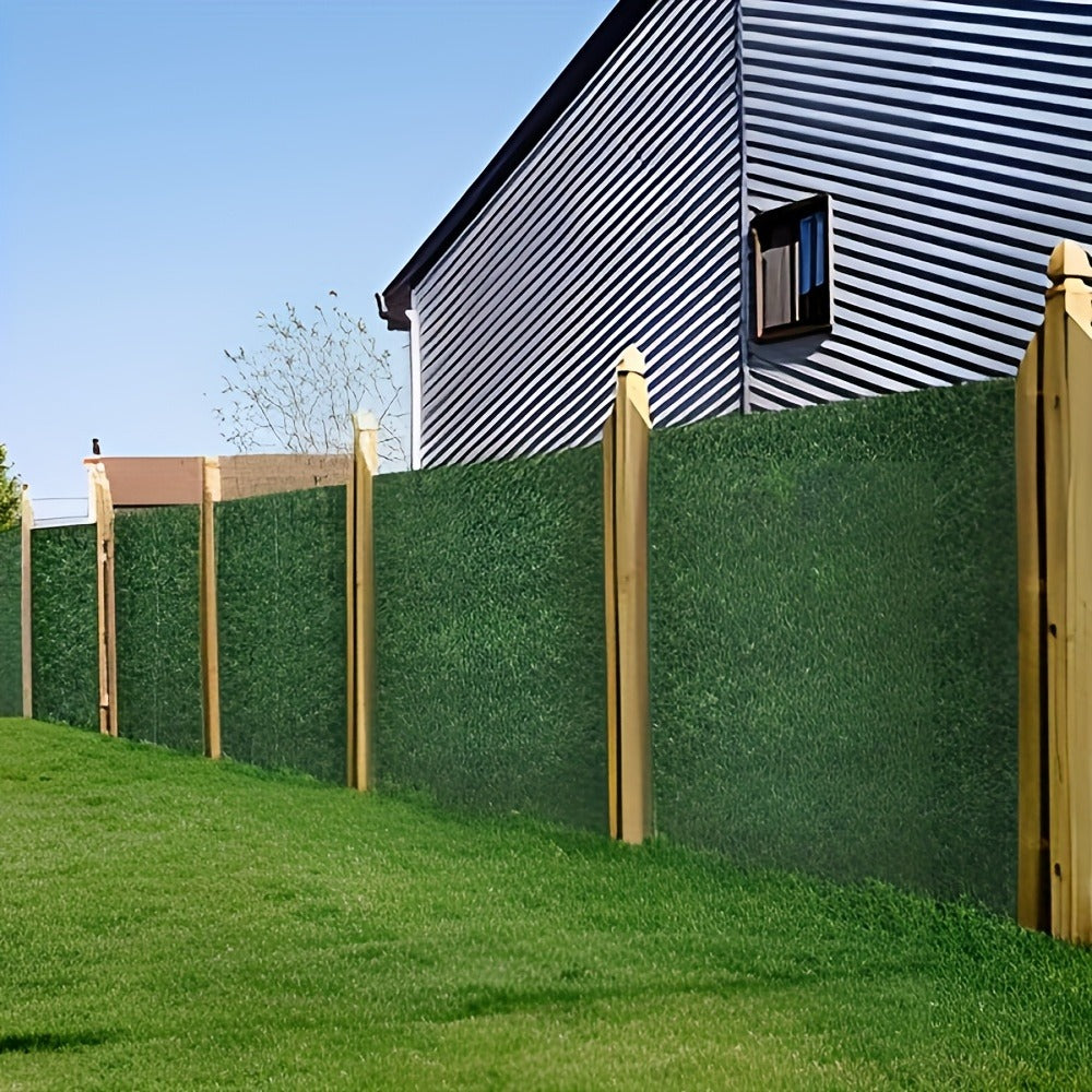 10-Foot Artificial Greenery with Added Privacy and Weather-Resistant Finish detail image - detail view 6