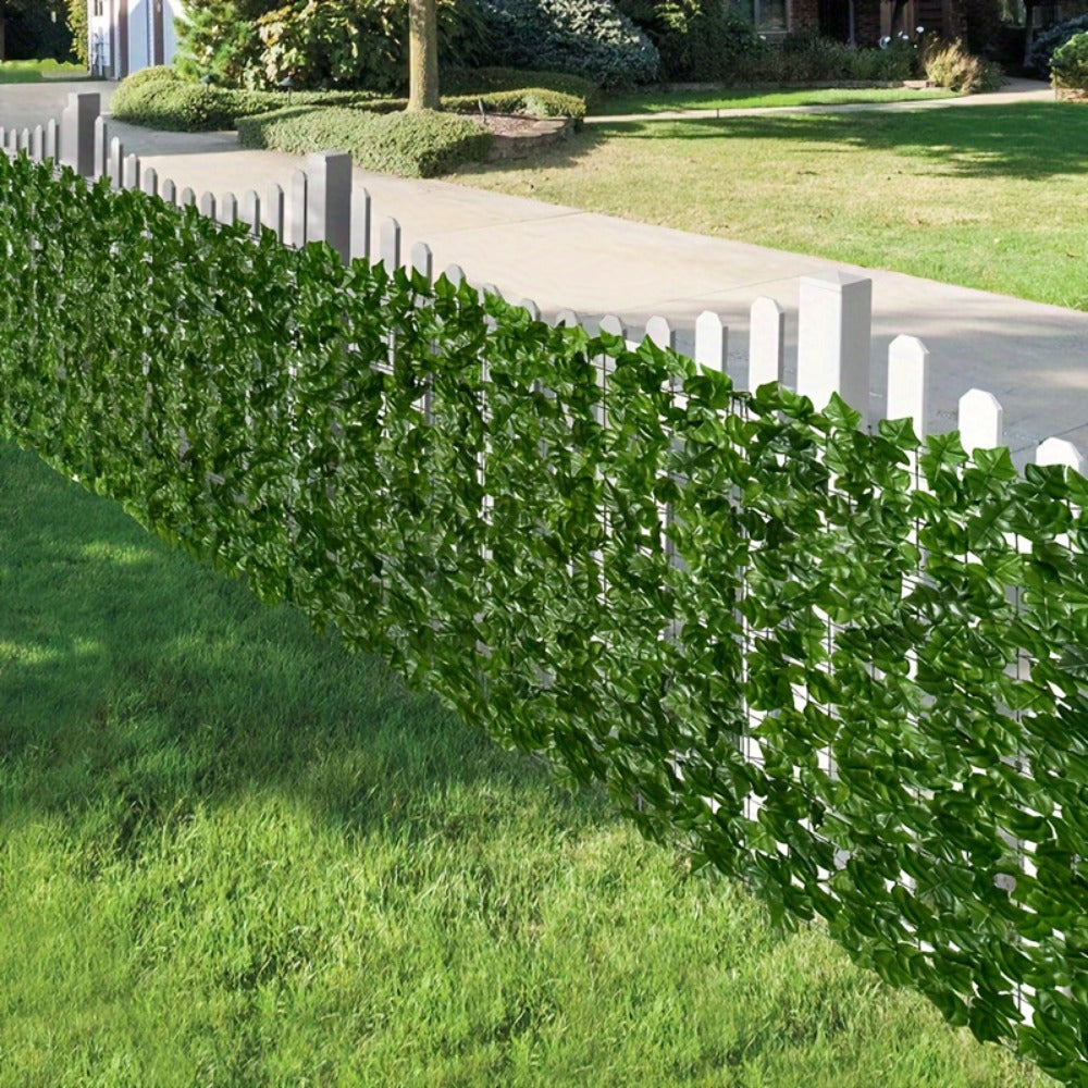 10-Foot Artificial Greenery with Added Privacy and Weather-Resistant Finish detail image - detail view 9
