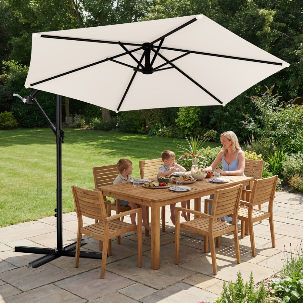 10-Foot Cantilever Patio Umbrella with Multiple Color Options detail image - detail view 10
