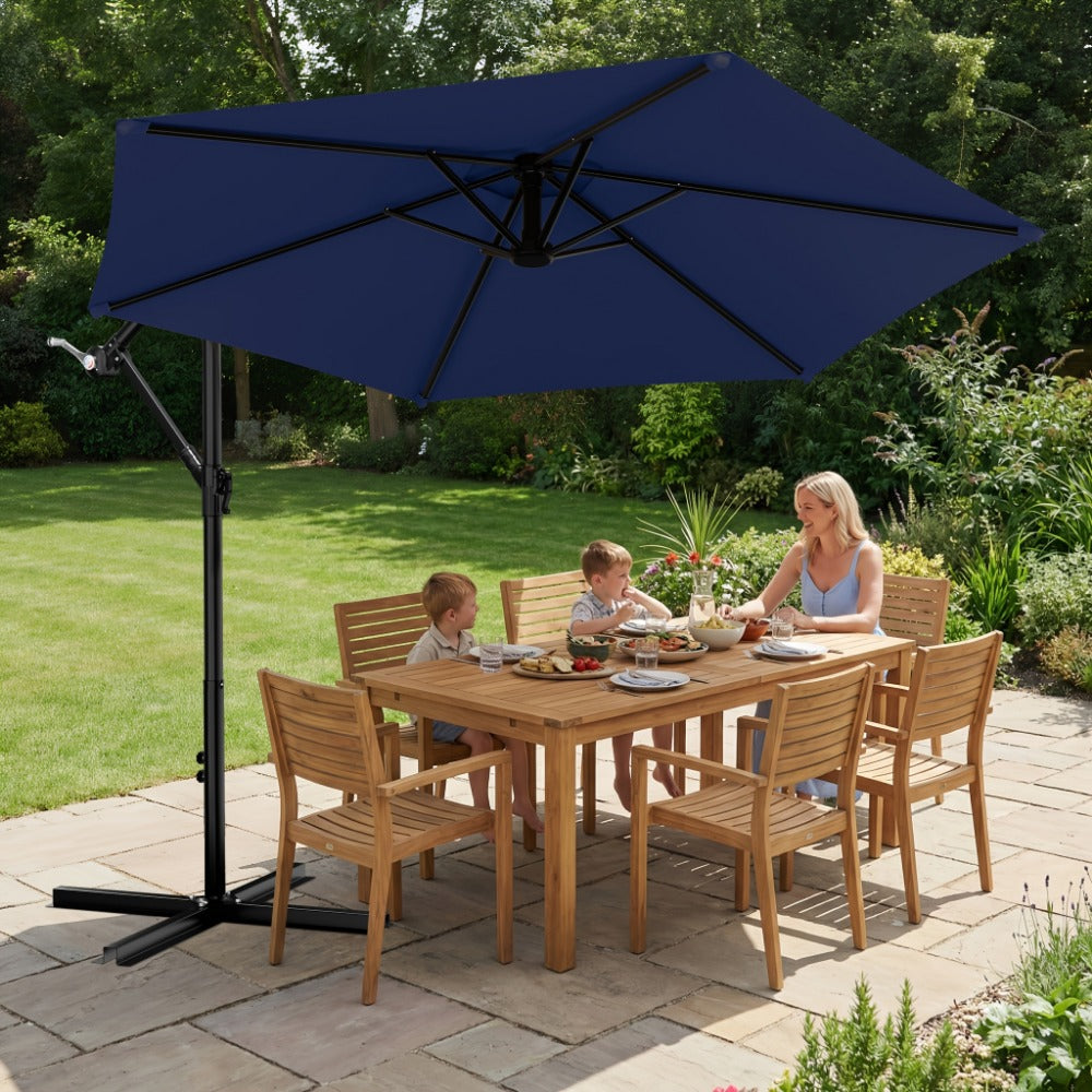 10-Foot Cantilever Patio Umbrella with Multiple Color Options detail image - detail view 12