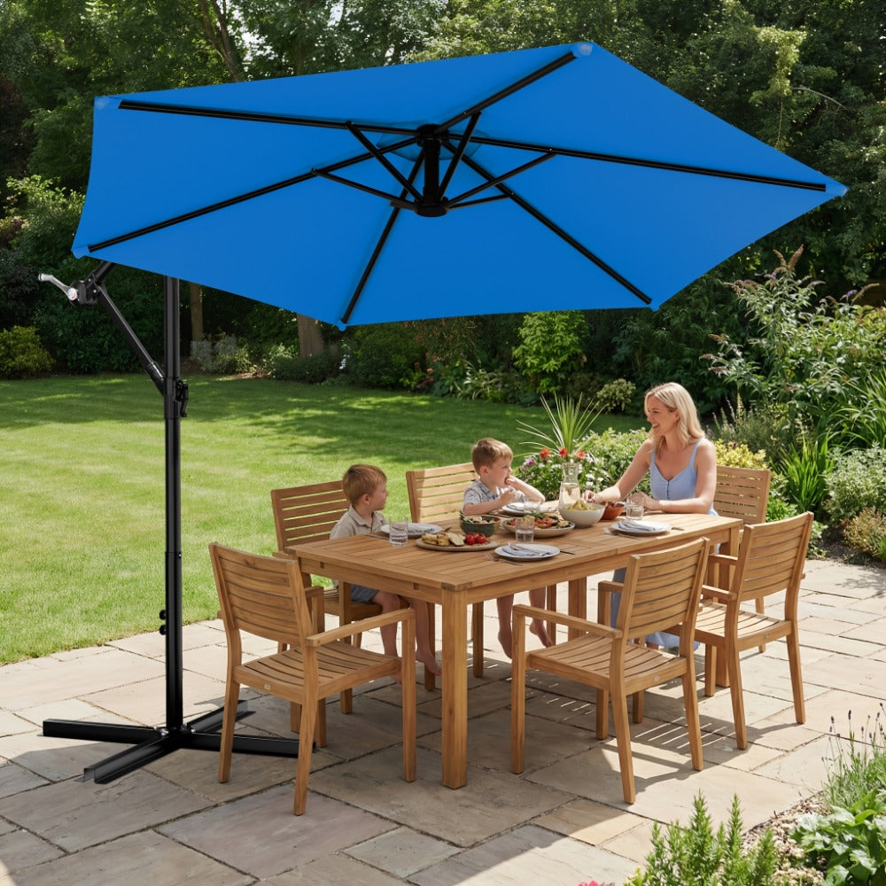 10-Foot Cantilever Patio Umbrella with Multiple Color Options detail image - detail view 16