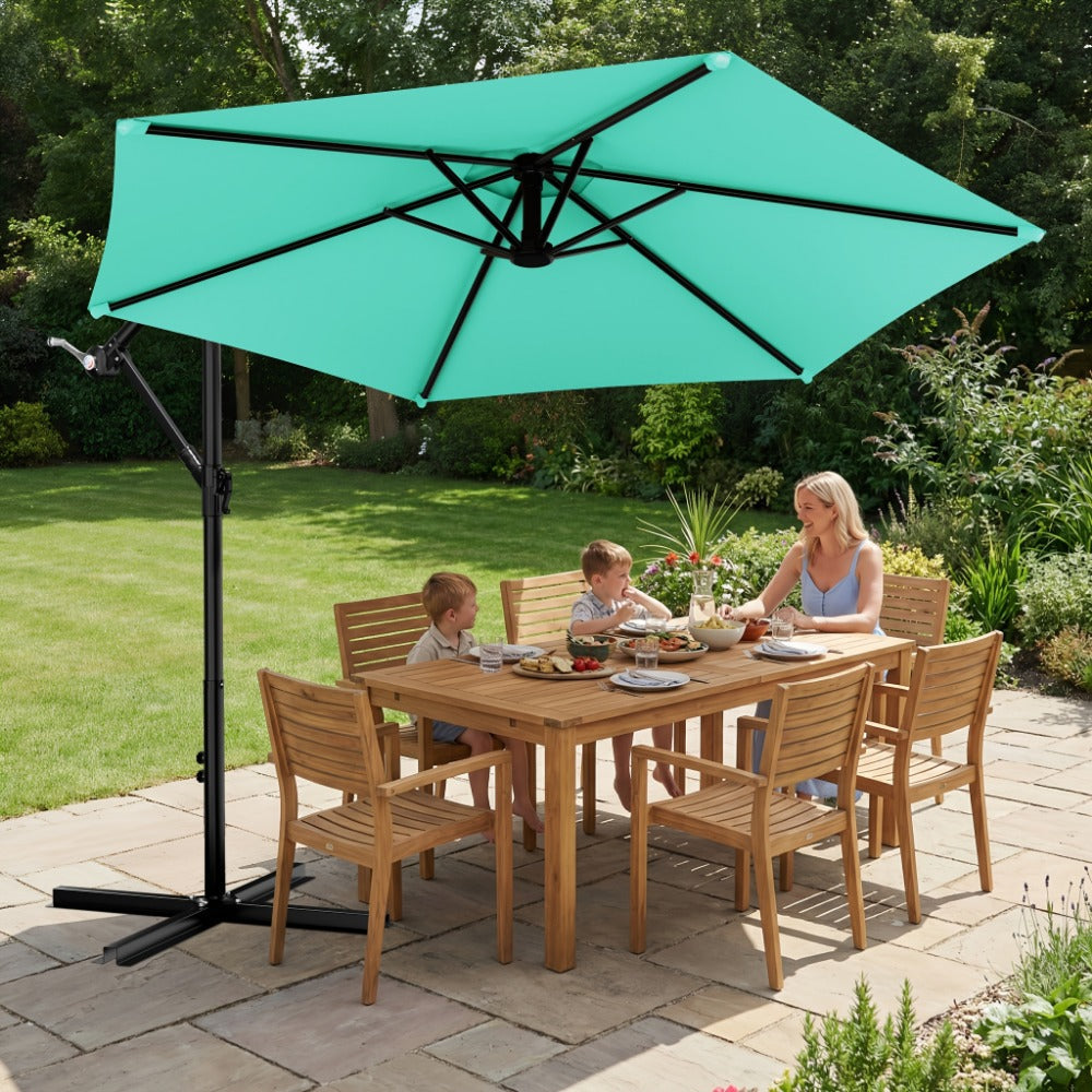 10-Foot Cantilever Patio Umbrella with Multiple Color Options detail image - detail view 19
