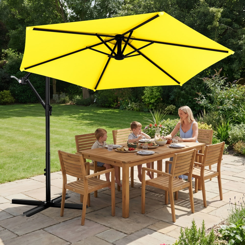 10-Foot Cantilever Patio Umbrella with Multiple Color Options detail image - detail view 20