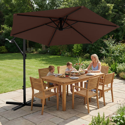 10-Foot Cantilever Patio Umbrella with Multiple Color Options detail image - detail view 7