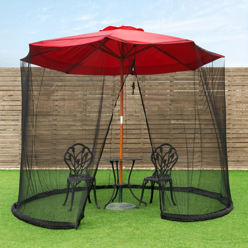 10-Foot Patio Umbrella Accessory with Tool-Free Assembly for Outdoor Shade and Protection detail image - detail view 7