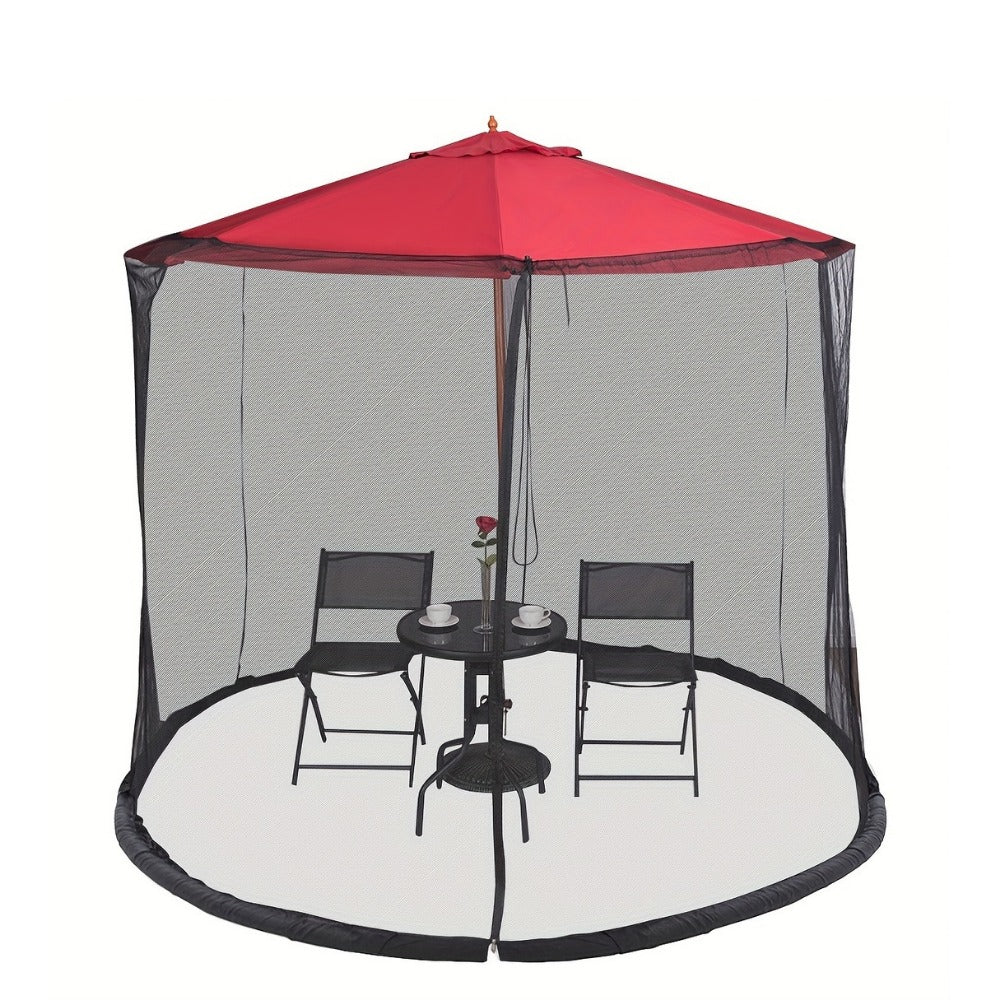 10-Foot Patio Umbrella Accessory with Tool-Free Assembly for Outdoor Shade and Protection detail image - detail view 8