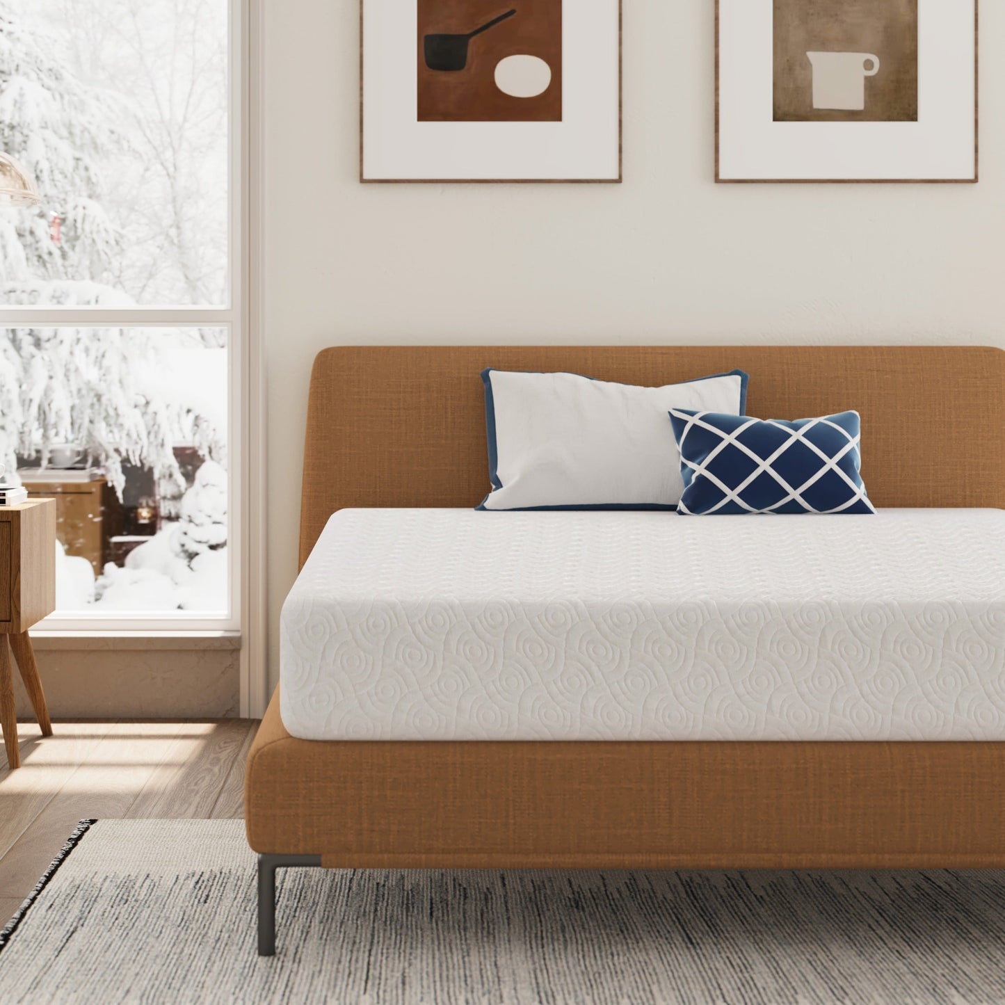 10-Inch Mattress with Memory Foam for Bedroom Comfort and Support detail image - detail view 11