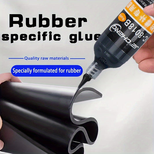 1pc Heavy-Duty Quick-Curing High-Strength Rubber Adhesive - Heat-Resistant, Instant Bonding for Automotive, Industrial, Shoe & Hose Repairs - Strong Adhesion for Rubber, Gaskets, Conveyor Belts, Windscreen Seals, Shock Absorbers - Long-Lasting Flexi