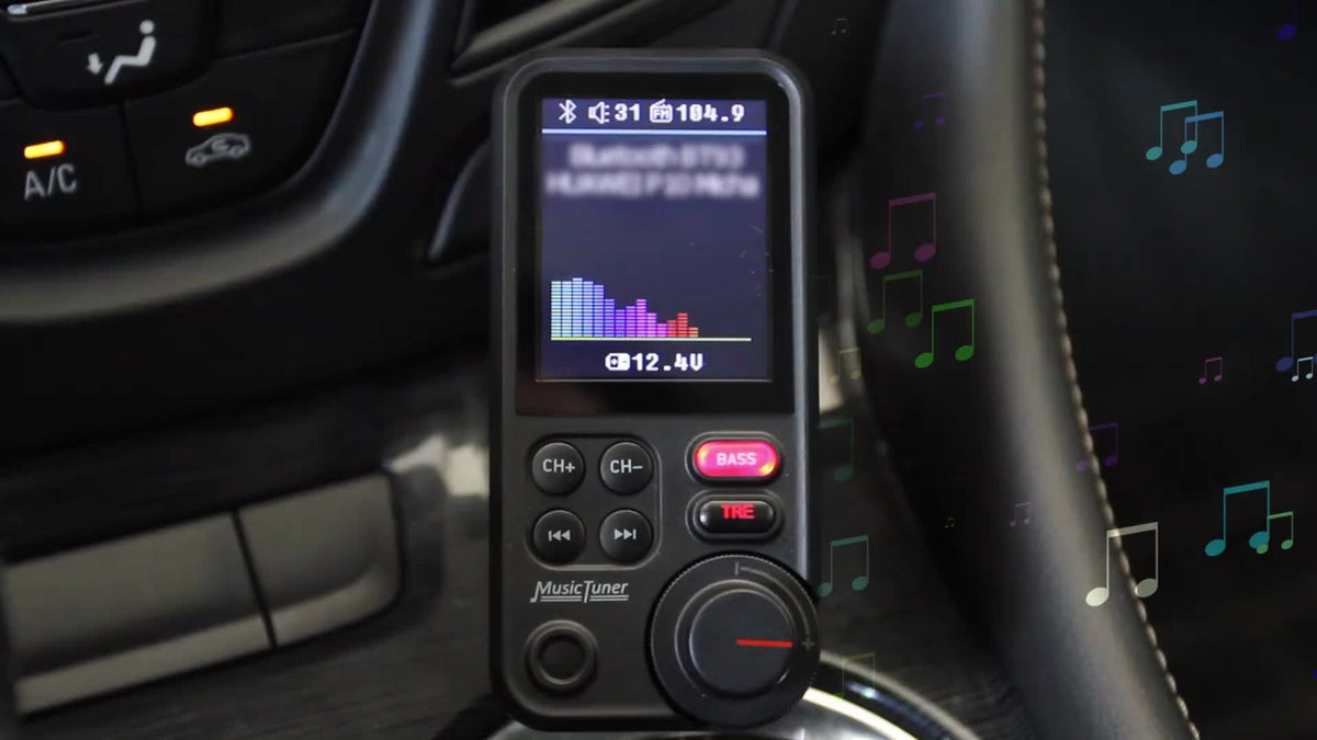 for Car FM Wireless Transmitter with 1.8” Color Screen, BT Wireless Adapter, Powerful Microphone, FM Modulator, 18W Car Charger Compatible, Hands-Free Calls & Music Streaming, Compatible for Smartphones/Tablets in Vehicle Stereo