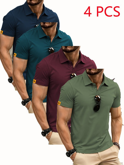 Men's Essential T-Shirt - Round Neck Short Sleeve Streetwear Style 741093
