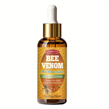 Toenail Repair Solution with Bee Venom Extra Strength Formula for Damaged Discolored Brittle Nails Nail Restoration Serum Visible Results in 7 Days 1.01 fl oz 30ml