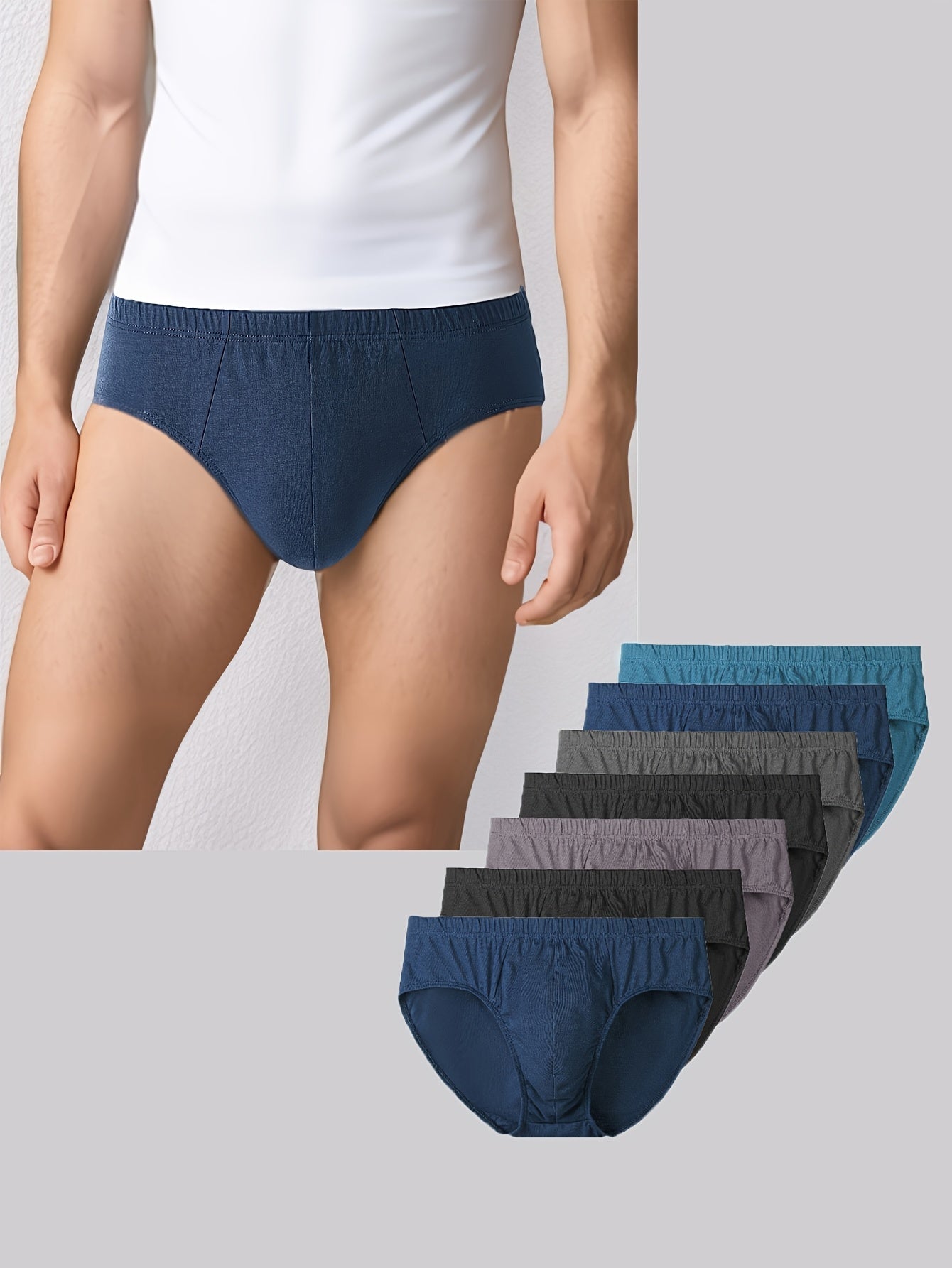 Men's Everyday Briefs - Breathable All-Season Multipack