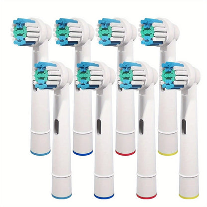 Replacement Toothbrush Heads Compatible with Oral-B Electric Toothbrush - 12 Pack Professional Brush Heads, Deep Clean Bristles, Plaque Removal, Fits Oral-B Pro, Vitality, CrossAction & Smart Series