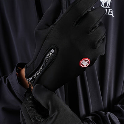 Thermal Touchscreen Gloves for Men & Women – Windproof Full-Finger Winter Gloves | Polyamide Warm Anti-Slip Outdoor Gloves | Available in 1 Pair or 3-Pack | S M L XL | Black Pink Blue