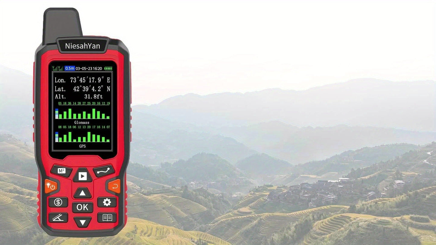 Handheld GPS Land Surveying Equipment – High-Precision 2.4" LCD Area Measuring Tool for Farmland, Forest, Ranch & Mining | ZL180