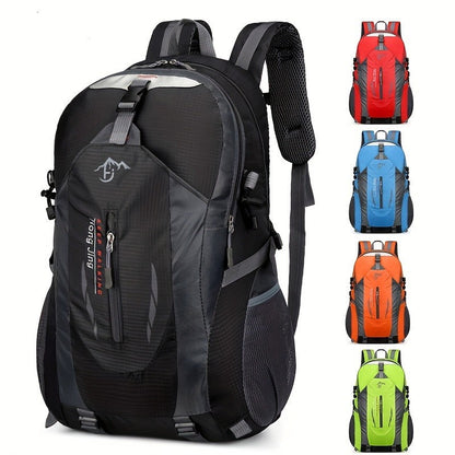 Hiking Backpack 25.8L Outdoor Mountaineering Bag – Large Capacity Travel Sports Rucksack with Torso Adjustment for Trekking, Camping, Climbing & Day Trips, Available in Red, Blue, Black & Orange