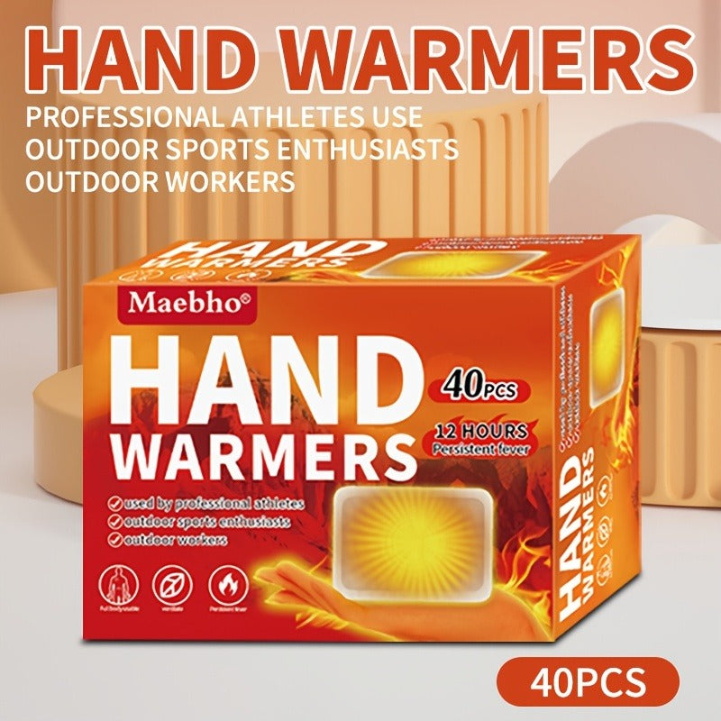Heat Patches Self-Heating Body Warmers – No Battery Needed, Iron-Based Air-Activated Warming Pads for Back, Neck & Body, Long-Lasting Heat for Winter Sports, Outdoor Activities & Cold Weather Relief