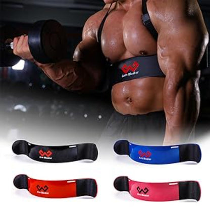 Adjustable Arm Blaster – Bicep Isolator for Barbell & Dumbbell