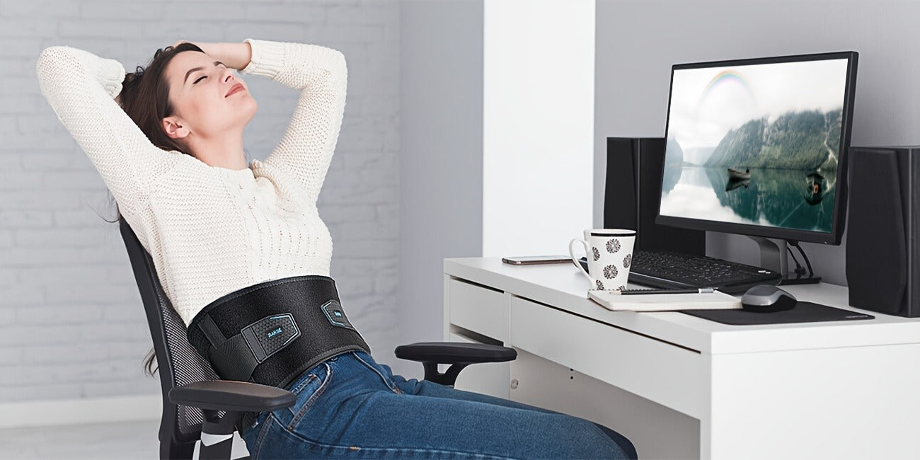 Lumbar Support Belt for Men & Women – Breathable Mesh Back Brace with 7 Stays & Integrated Lumbar Pad, Adjustable Lower Back Support for Work, Lifting, Home Use, Sizes S/M/L/XL/XXL