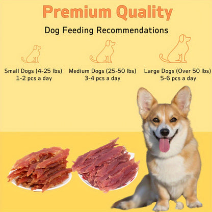 Chicken Jerky Dog Treats Real Pure Chicken Duck High Protein Low Fat Long Lasting Chews Healthy Digestible Training Reward Snack 200g 400g All Breeds
