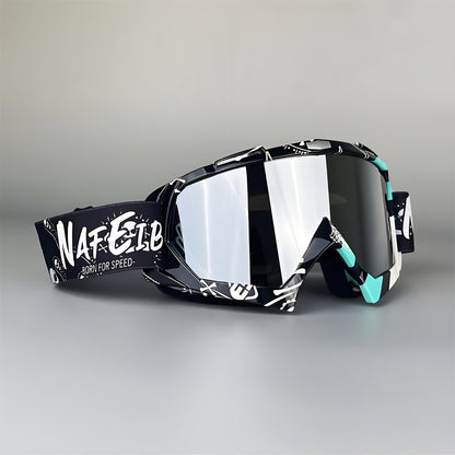 Ski Goggles Set with Black Headband – TPU Frame PC Lens Mirror Coating, Thick Foam Pad, Adjustable Strap, 28+ Color Styles, Adult Snow Goggles for Skiing & Snowboarding, Great Gift
