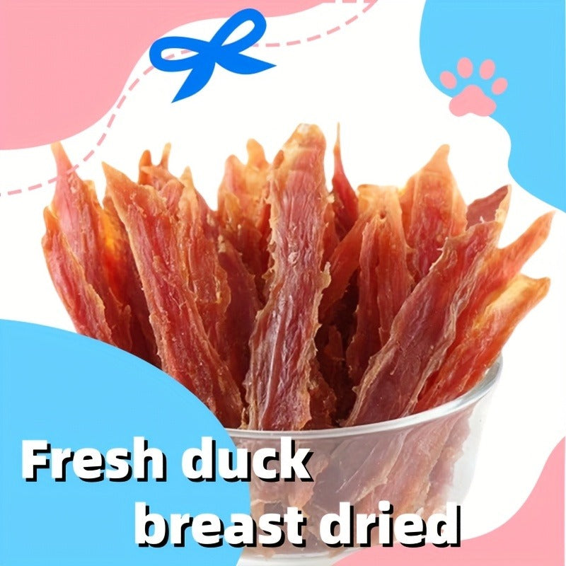 Air-Dried Dog Treats Chicken & Duck Breast Sticks – Single Ingredient Grain Free High Protein Dog Chews, Natural Jerky Snacks for Dogs, Multiple Sizes 100g 200g 300g 600g